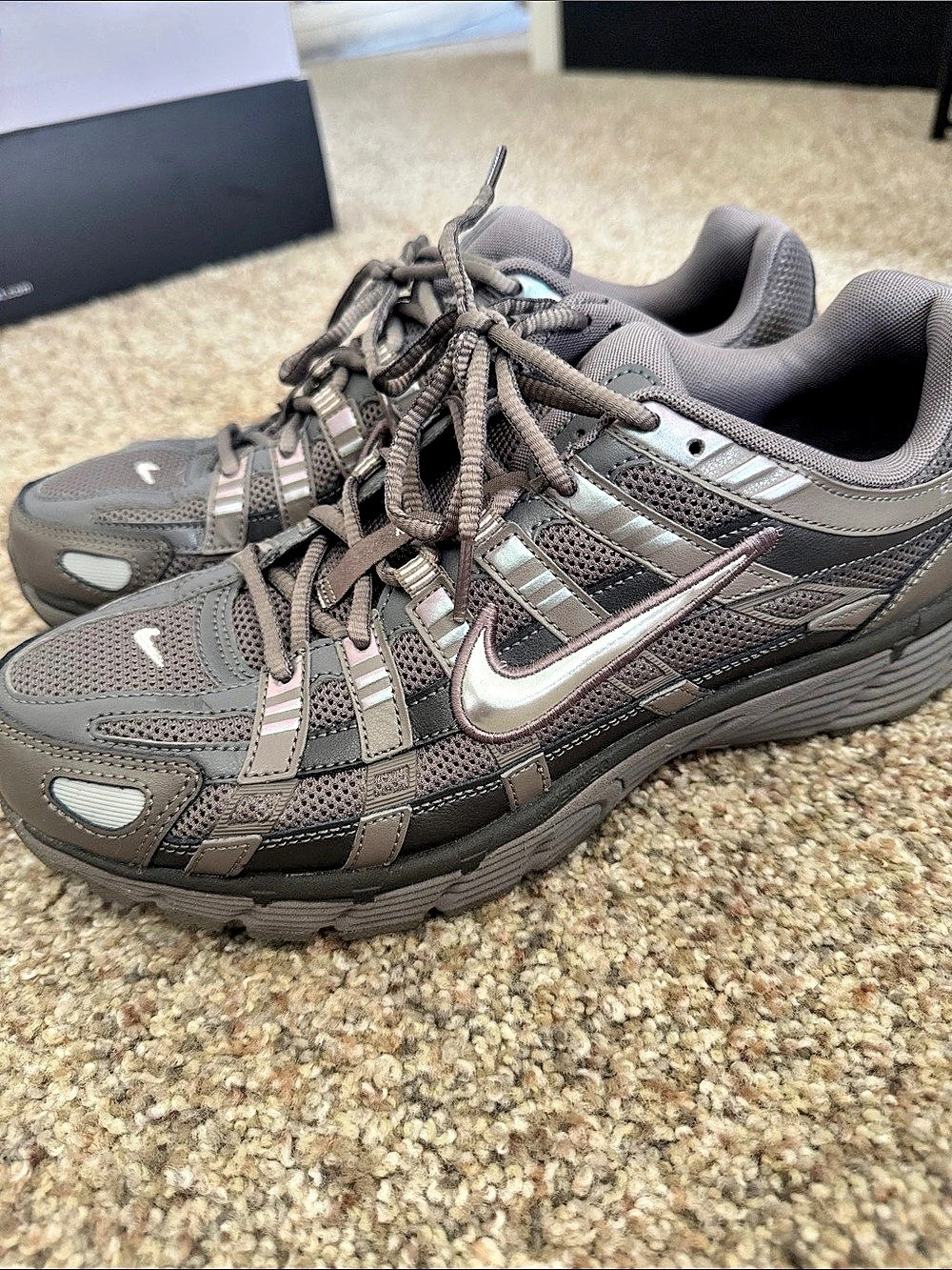 Nike P-6000 Flat Pewter Gray Sneakers